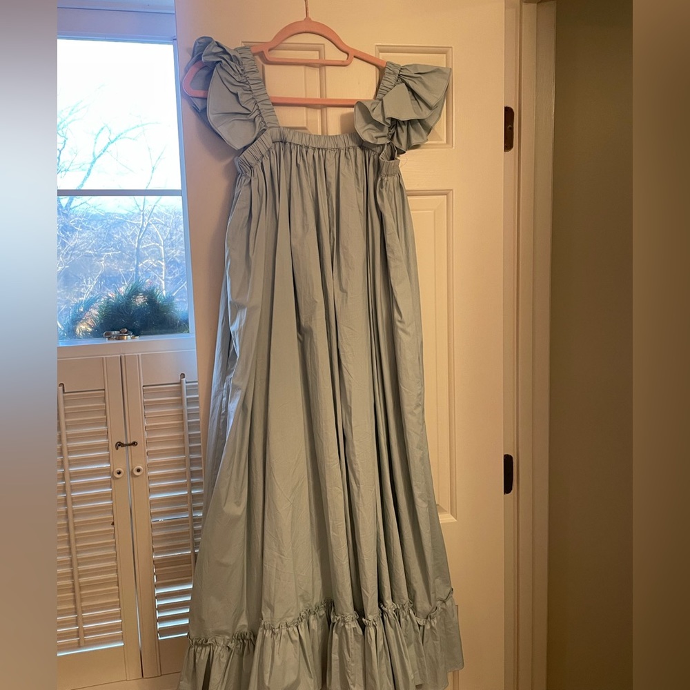 Mable Brand Light Blue Midi Dress Size Small